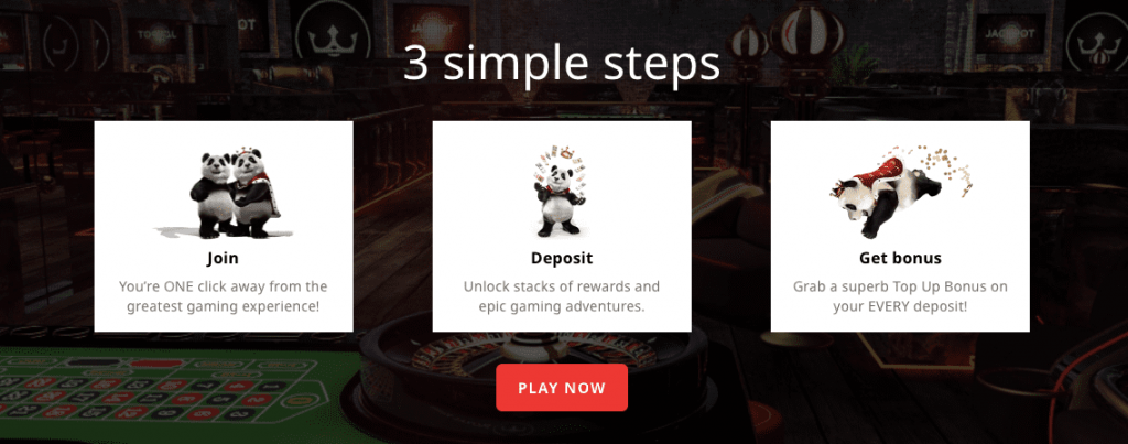 Site Web de Royal Panda Casino et de Betting India